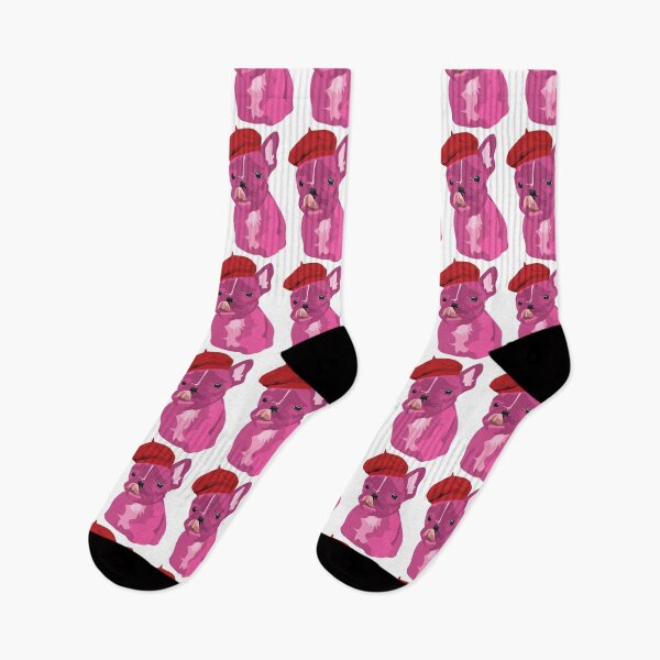 Item preview, Pink French Bulldog with Beret designed and sold by emreese.