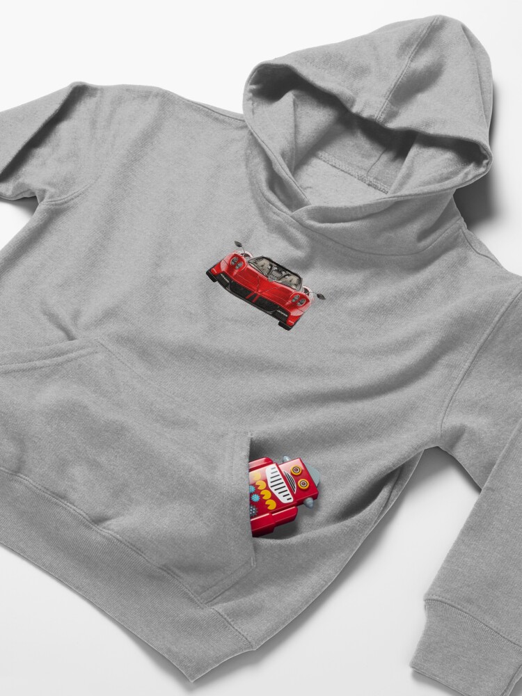 Alternate view of pagani huayra Kids Pullover Hoodie