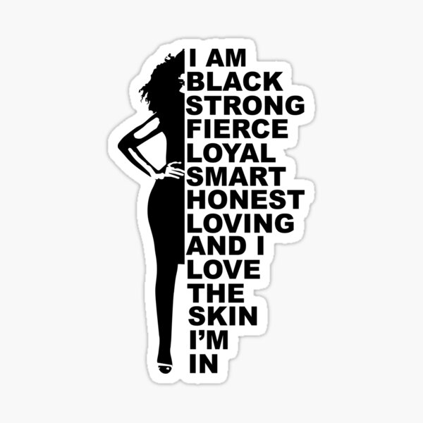 Brown Skin Girl Stickers for Sale