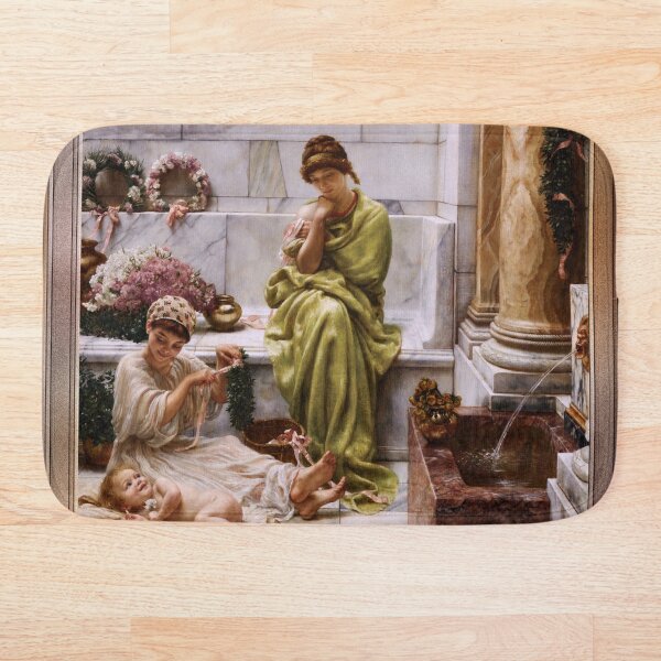 Corner Of The Marketplace by Edward John Poynter Bath Mat