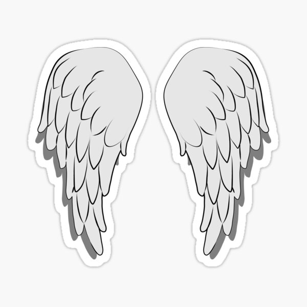 The wings Sticker