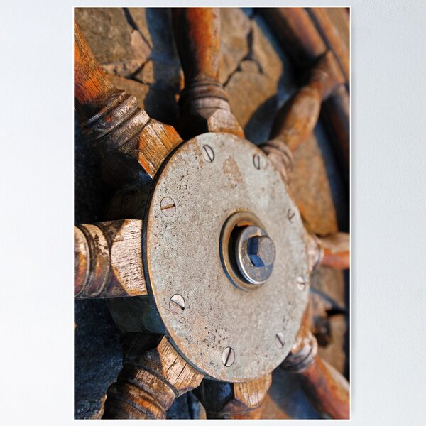 Item preview, Ship's wheel close-up designed and sold by Leon Heyns.