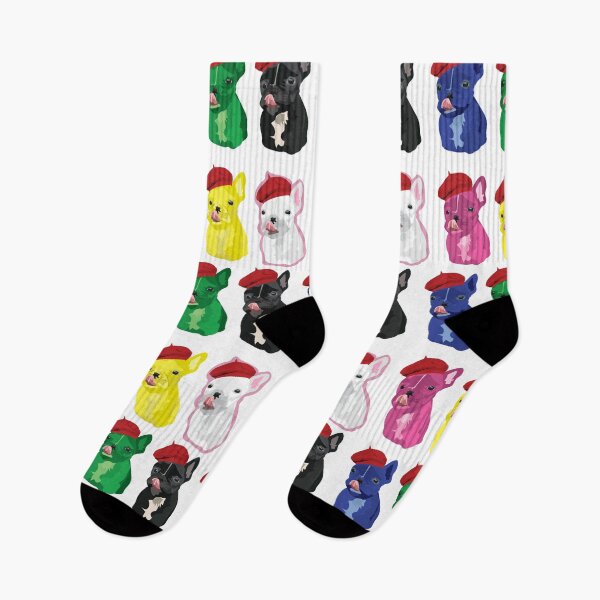 Item preview, Multi-Colored French Bulldogs with Berets designed and sold by emreese.