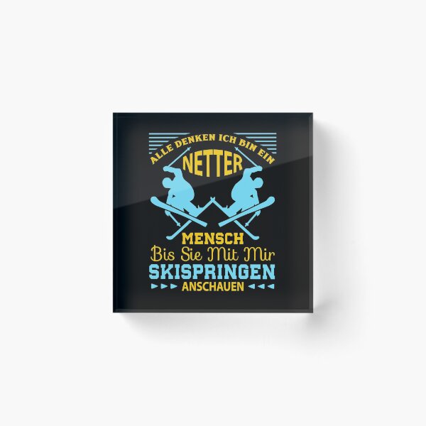 Item preview, The passionate ski jumper designed and sold by PlatonisDesign.