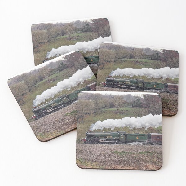 Item preview, Steam train Clun Castle Winter 2019 designed and sold by duncan1980uk.