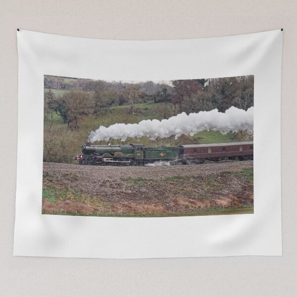 Item preview, Steam train Clun Castle Winter 2019 designed and sold by duncan1980uk.