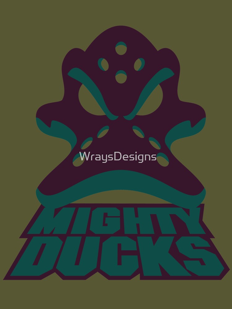 Mighty Ducks Cartoon Themed 90's Logo Tee Pullover Hoodie for Sale by  WraysDesigns