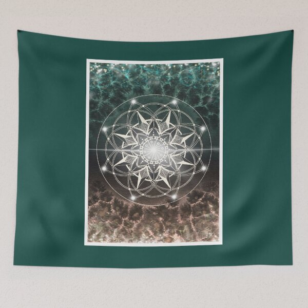 Item preview, Watercolor Amazon River Mandala designed and sold by alubner.