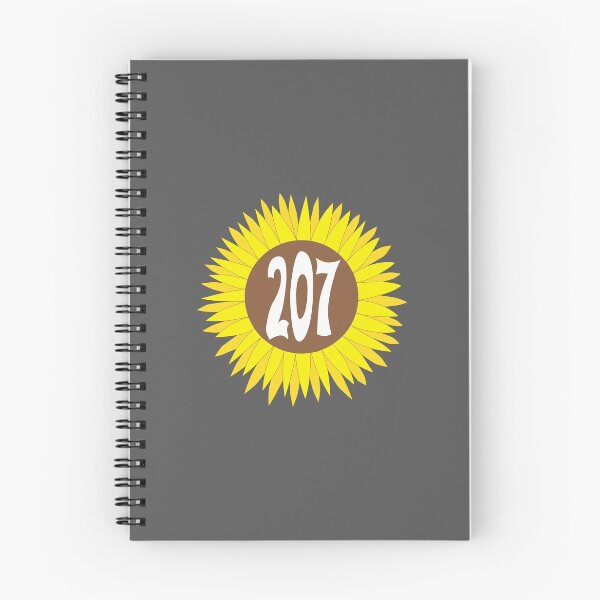 Item preview, Hand Drawn Maine Sunflower 207 Area Code designed and sold by itsrturn.