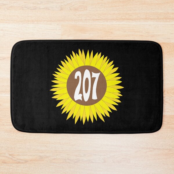 Item preview, Hand Drawn Maine Sunflower 207 Area Code designed and sold by itsrturn.