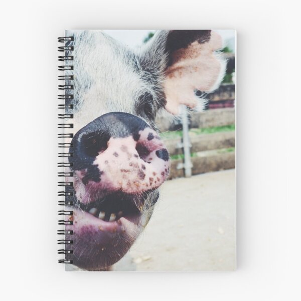 Item preview, big pig smiling  designed and sold by Eliza Hartman.