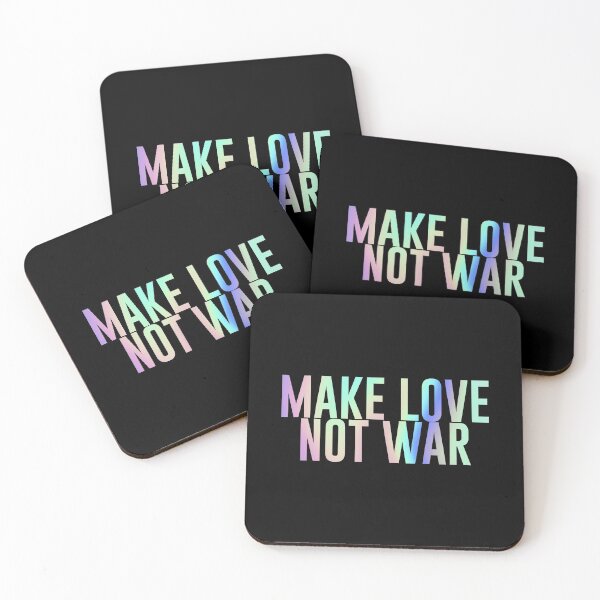 Item preview, love not war (rainbow) designed and sold by didijuca.