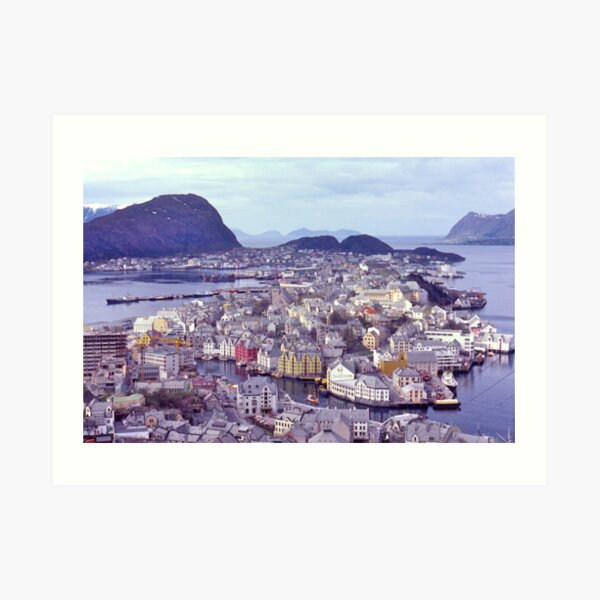 Alesund, Norway. Art Print
