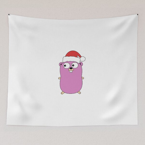 Item preview, Pink Christmas Gopher designed and sold by tonik12.