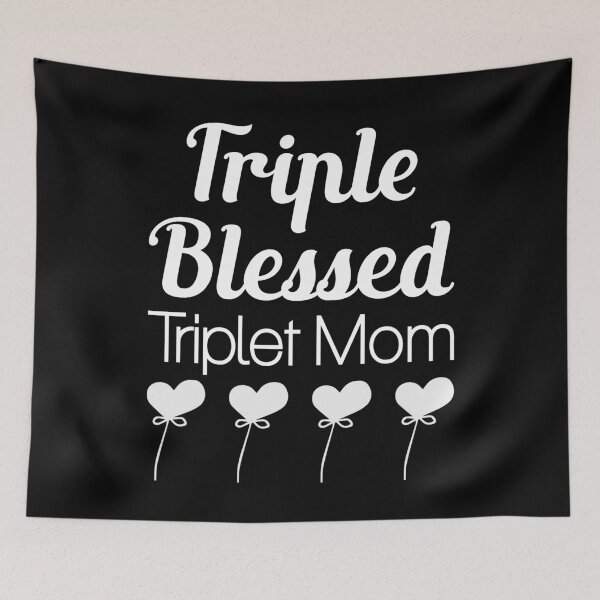 Item preview, Triplet Mom Mothers Day Blessed Mom Of Three designed and sold by TooFlyDesign.