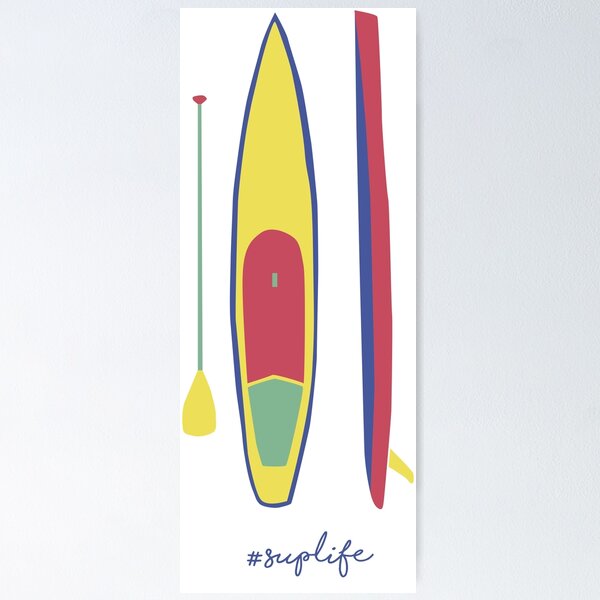 Item preview, PADDLE SURF DESIGN / SUP LIFE / MINIMALIST DESIGN  designed and sold by Tropical Blood.