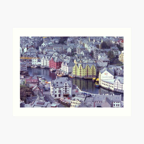 Alesund, Norway. Art Print