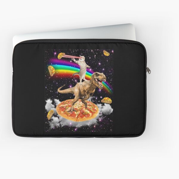 Item preview, The ORIGINAL Galaxy Laser Eye Cat on Dinosaur on Pizza with Tacos & Rainbow designed and sold by Mextpizza.