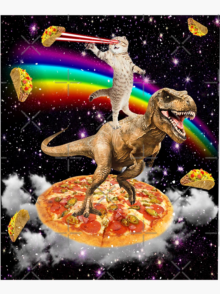 Society6 iPhone4/4S,5用 Kitten Pizza Galaxy Amazon.com: iPhone 11 Cat Riding Pizza In Space Galaxy Funny