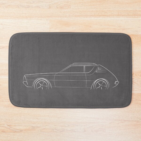 Item preview, 1973 AMC Gremlin - profile stencil, white designed and sold by mal-photography.