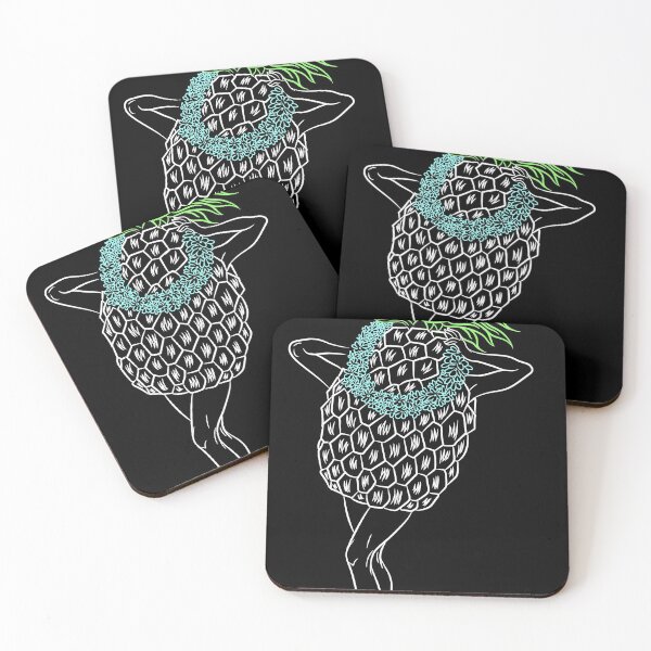 Item preview, Pineapple in pin up style with surf and palm tree design designed and sold by kamui7mx.