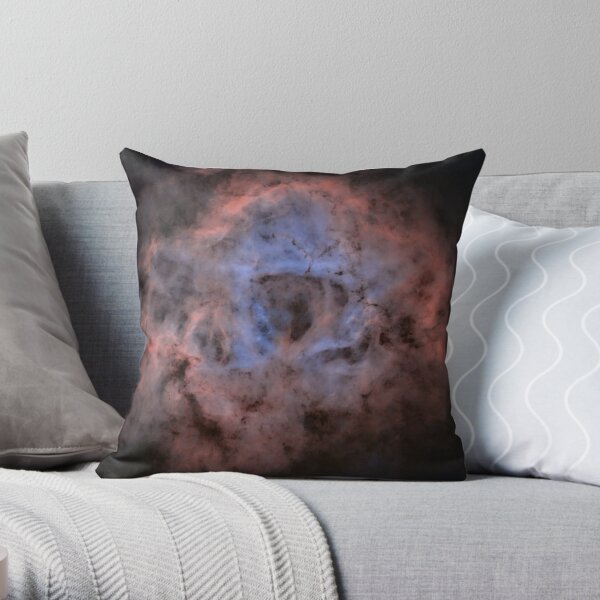 Starless rosette nebula Throw Pillow