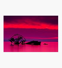 "Aground in a Candied Cove" Photographic Print