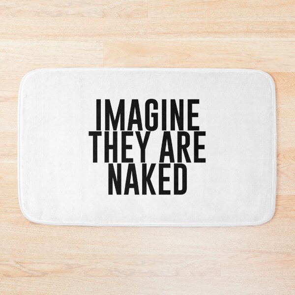 Item preview, Imagine they are naked (black) designed and sold by didijuca.