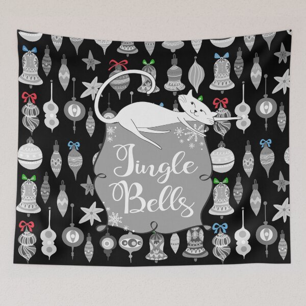 Item preview, Christmas Cats - Jingle Bells designed and sold by PeppermintCreek.