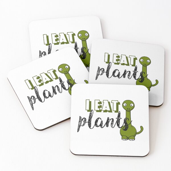 Item preview, I eat plants funny sticker designed and sold by hawkeyestate.