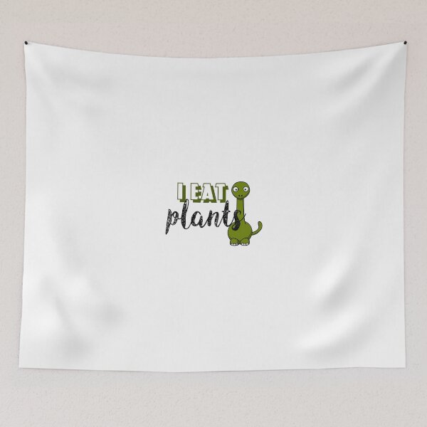 Item preview, I eat plants funny sticker designed and sold by hawkeyestate.
