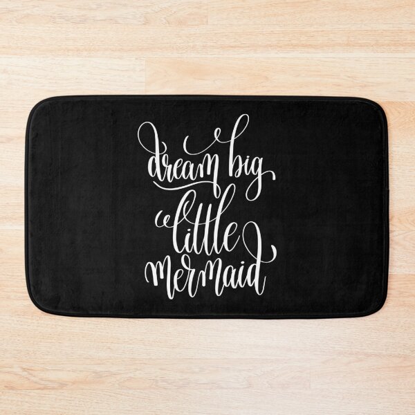 Item preview, Dream Big Little Mermaid Inspirational and Motivational Quotes designed and sold by ProjectX23.