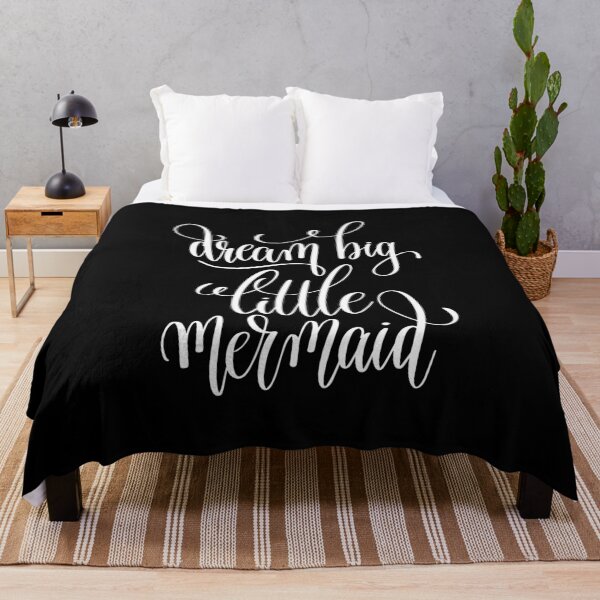 Item preview, Dream Big Little Mermaid Inspirational and Motivational Quotes designed and sold by ProjectX23.