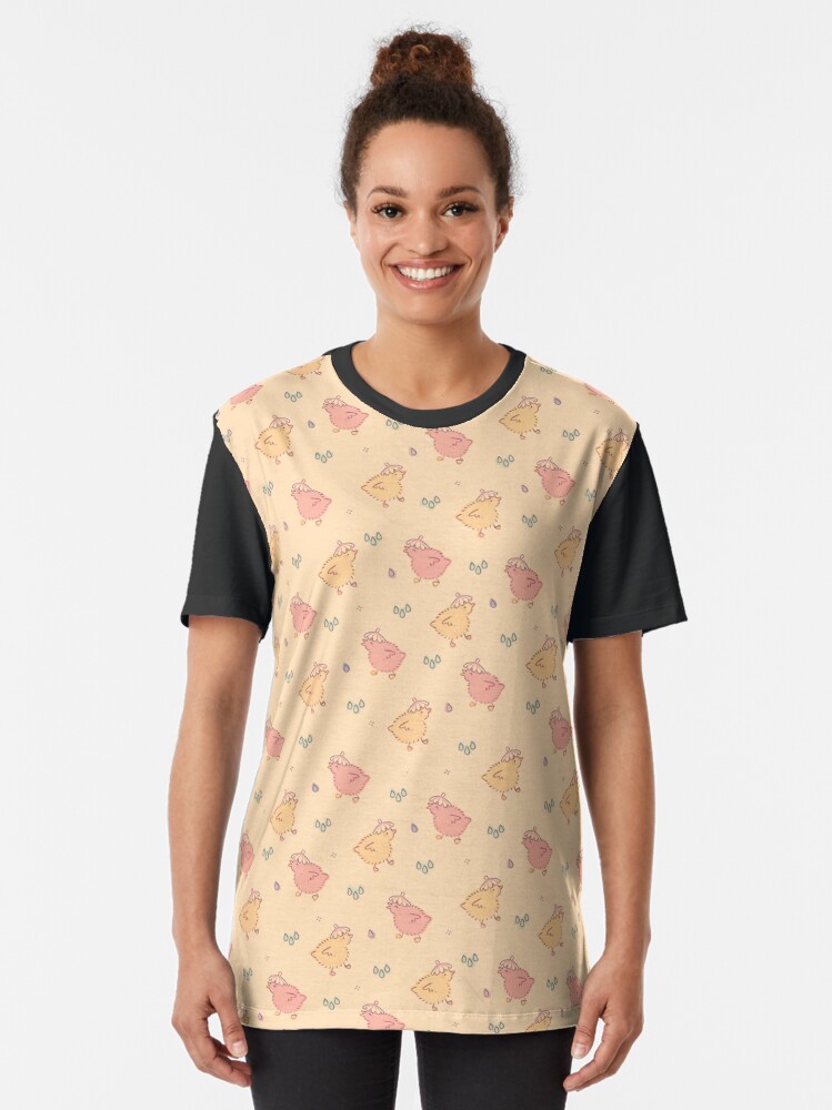 Alternate view of Shower Ducklings - Light Graphic T-Shirt