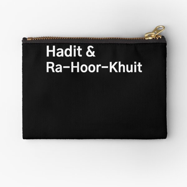 Nuit & Hadit & Ra-Hoor-Khuit - The Thelemic Trinity Zipper Pouch