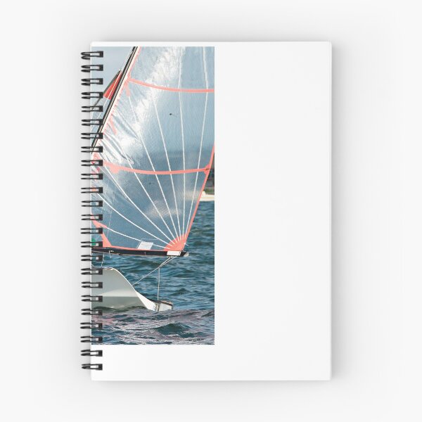 Item preview, Children sailing racings sailboats with colourful sails.  designed and sold by sunnypicsoz.