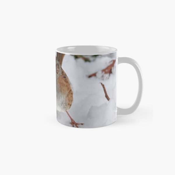 Item preview, Dunnock in snow, County Kilkenny, Ireland designed and sold by AndrewJonesFoto.