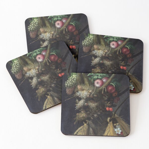 Item preview, Four Seasons in One Head by Giuseppe Arcimboldo (c 1590) designed and sold by allhistory.