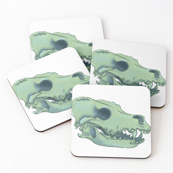 Item preview, Green Dog Skull designed and sold by Cameron Alimurka.