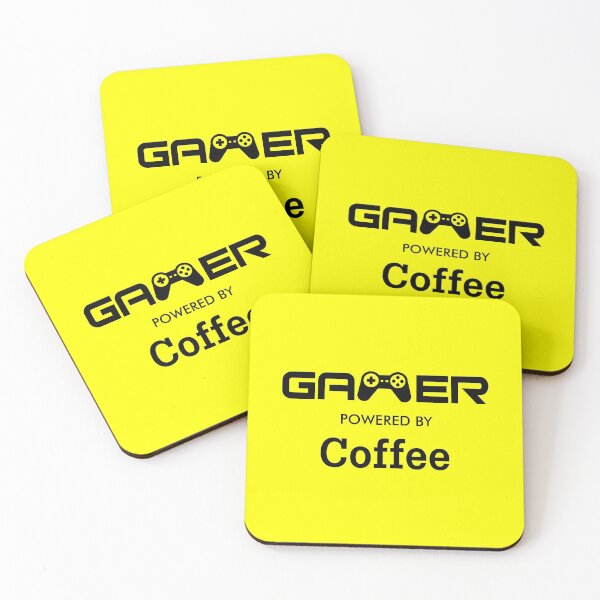 Item preview, Gamer Powered By Coffee Funny Gamer Geek designed and sold by goodspy.