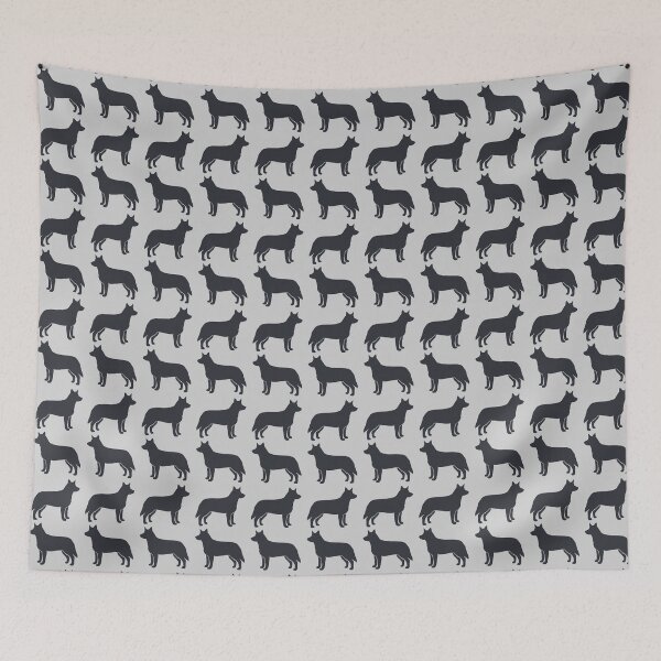Item preview, Australian Cattle Dog Silhouette(s) designed and sold by Jenn Inashvili.