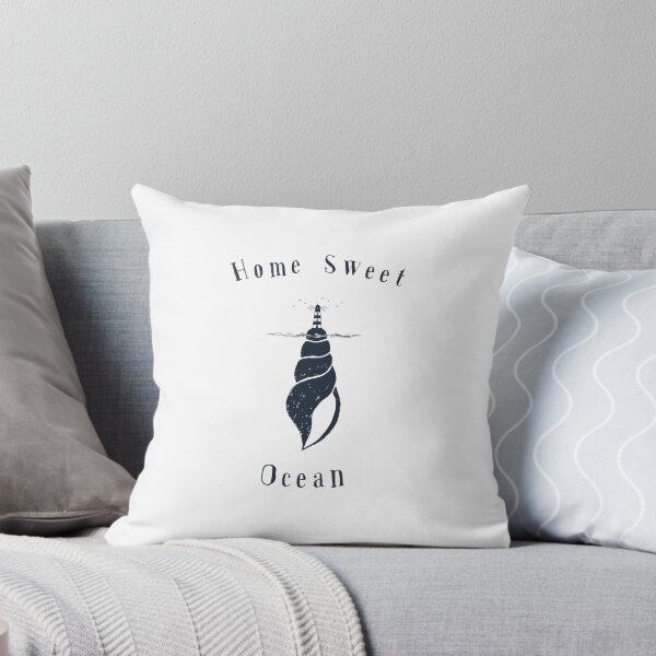 Item preview, Home Sweet Ocean with a Lighthouse and a Sea Snail under the Sea designed and sold by SeaAndLight.