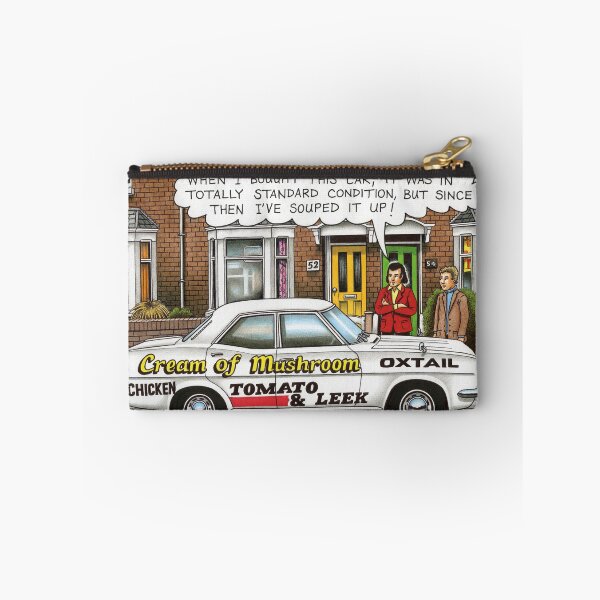 Item preview, A Literally Souped-Up Car Cartoon Joke designed and sold by Retroblast.