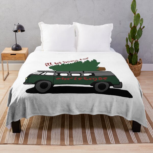 Item preview, I'll Be Home For Christmas Tree Hauling Van  designed and sold by Ella's  Doodles And Designs.