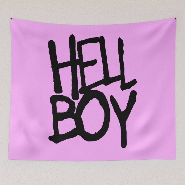 Item preview, LIL PEEP Style Hellboy Emo Rap Hip Hop designed and sold by boogsbay.