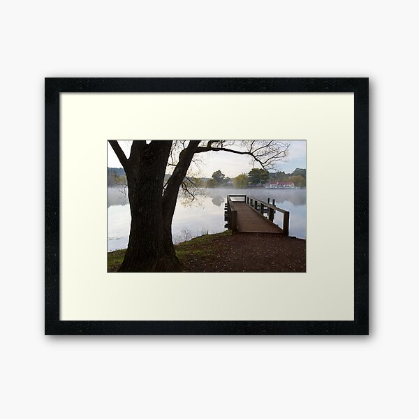 A Jetty with a View Framed Art Print