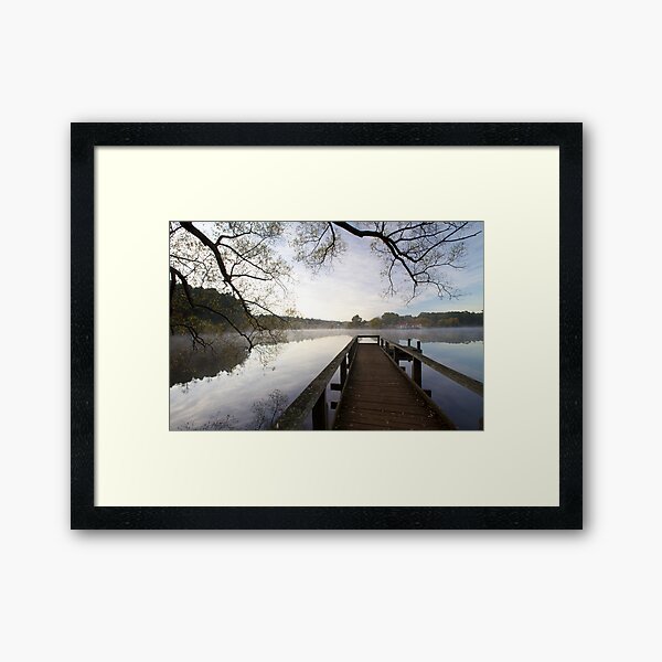Lake Daylesford Framed Art Print