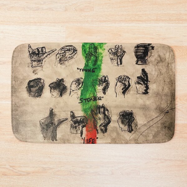 Item preview, thug,stoner,young,life,slime language,music,rap,album art,fan art,cool,wall art,poster,painting designed and sold by spacesbydee.