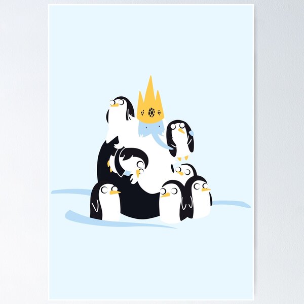 Item preview, Ice King & Penguins (Adventure Time) designed and sold by Ashley Castleton.