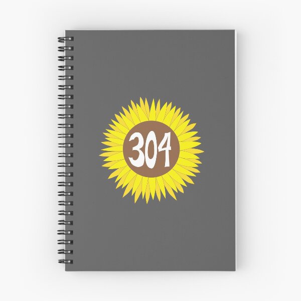 Item preview, Hand Drawn West Virginia Sunflower 304 Area Code designed and sold by itsrturn.